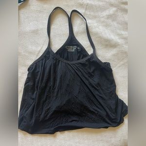Beyond Yoga crop tank in light, silky material
